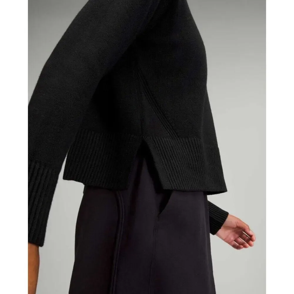 Lululemon Size XS/S Cashlu Boxy Crewneck Sweater - Picture 3 of 6